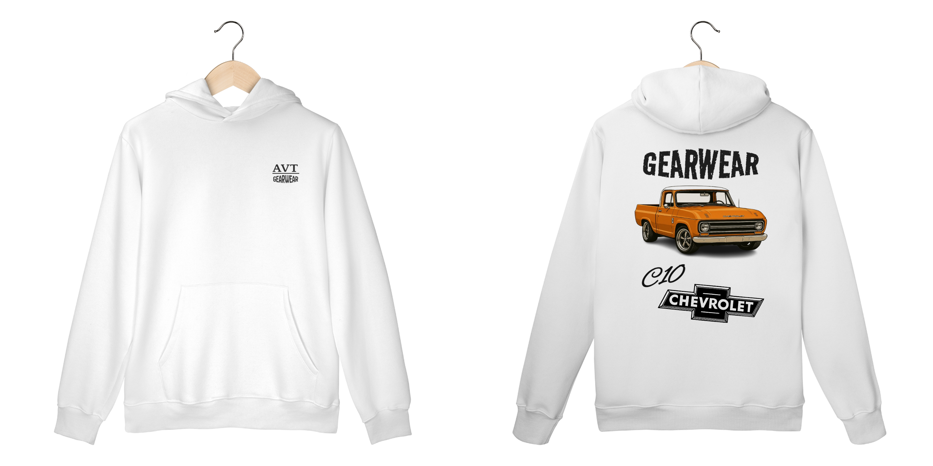 Nome do produto: Moletom GearWear - Chevrolet C10 71 Amarela