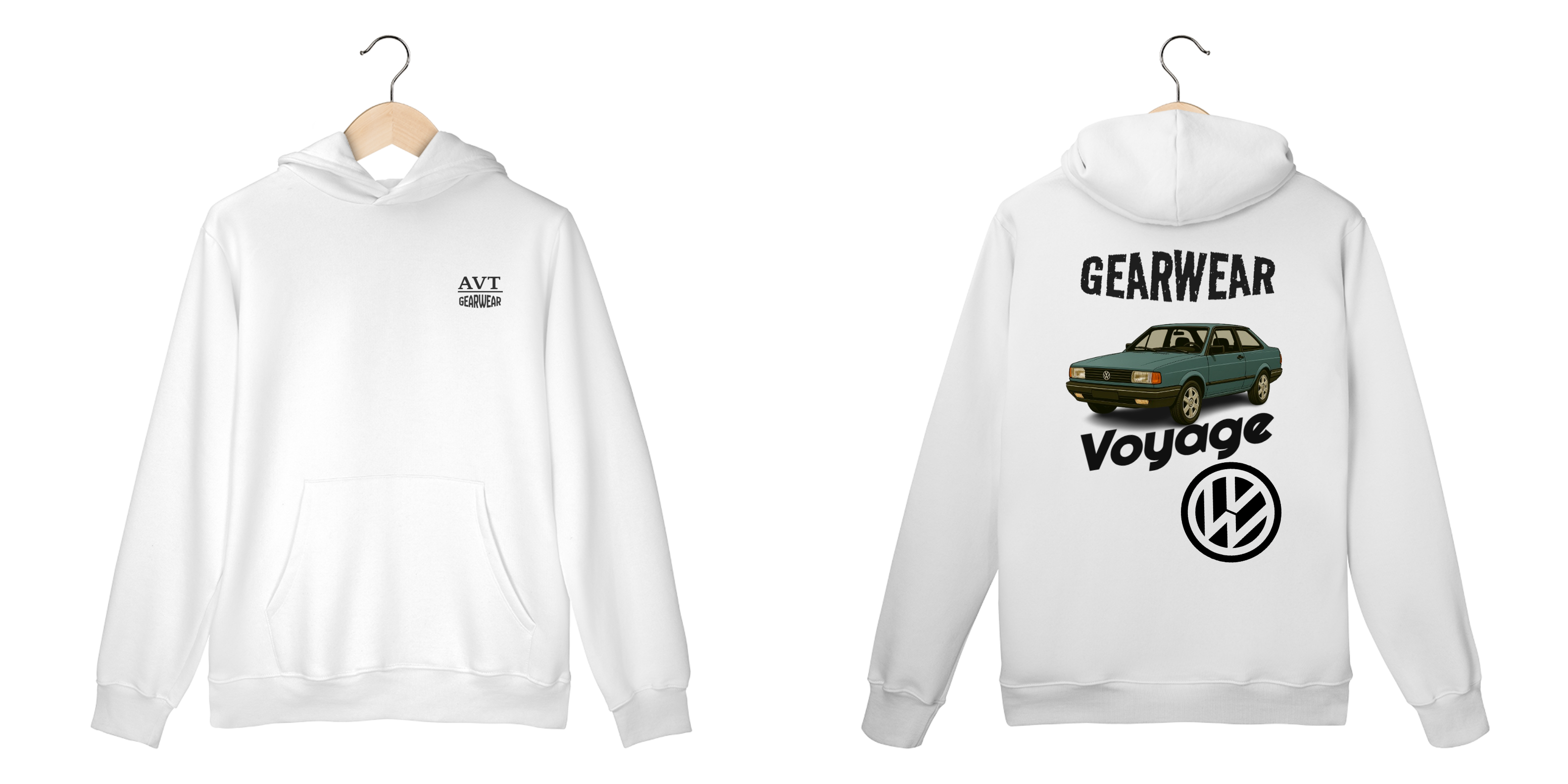 Nome do produto: Moletom GearWear - VolksWagen Voyage 95 Azul