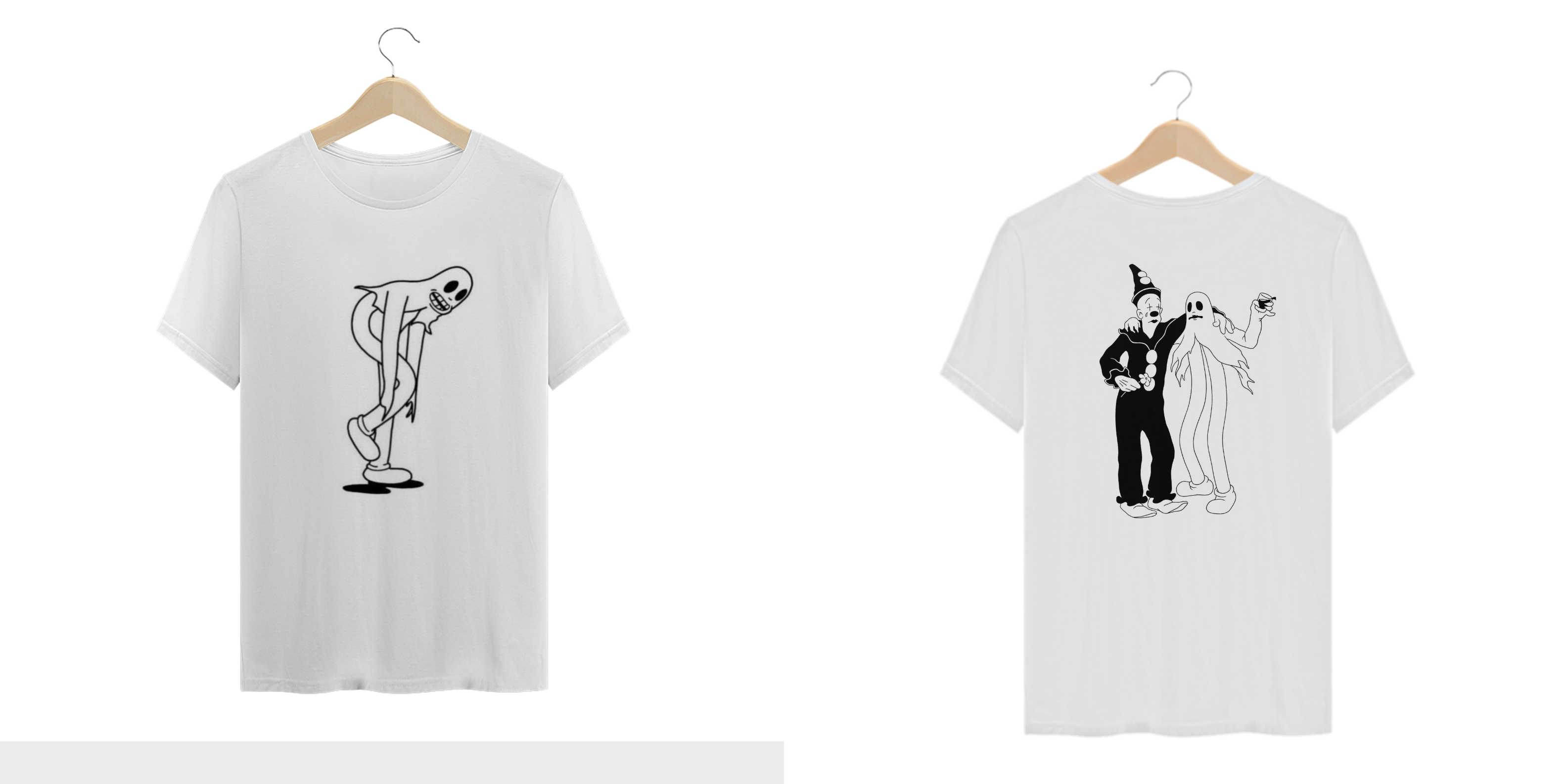 Nome do produto: camisa branca com Koko the clown