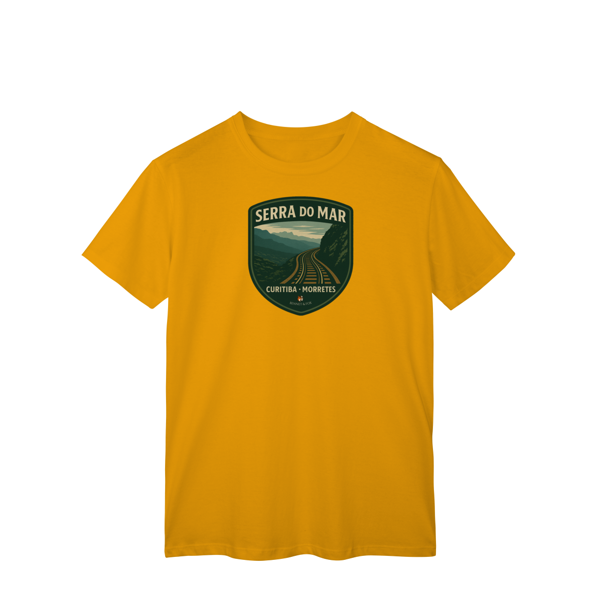 Camiseta Unissex Serra do Mar | Trem Curitiba-Morretes Vintage