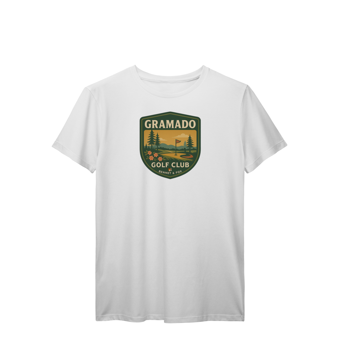 Camiseta Masculina Golf Club Gramado | Estilo Vintage Premium