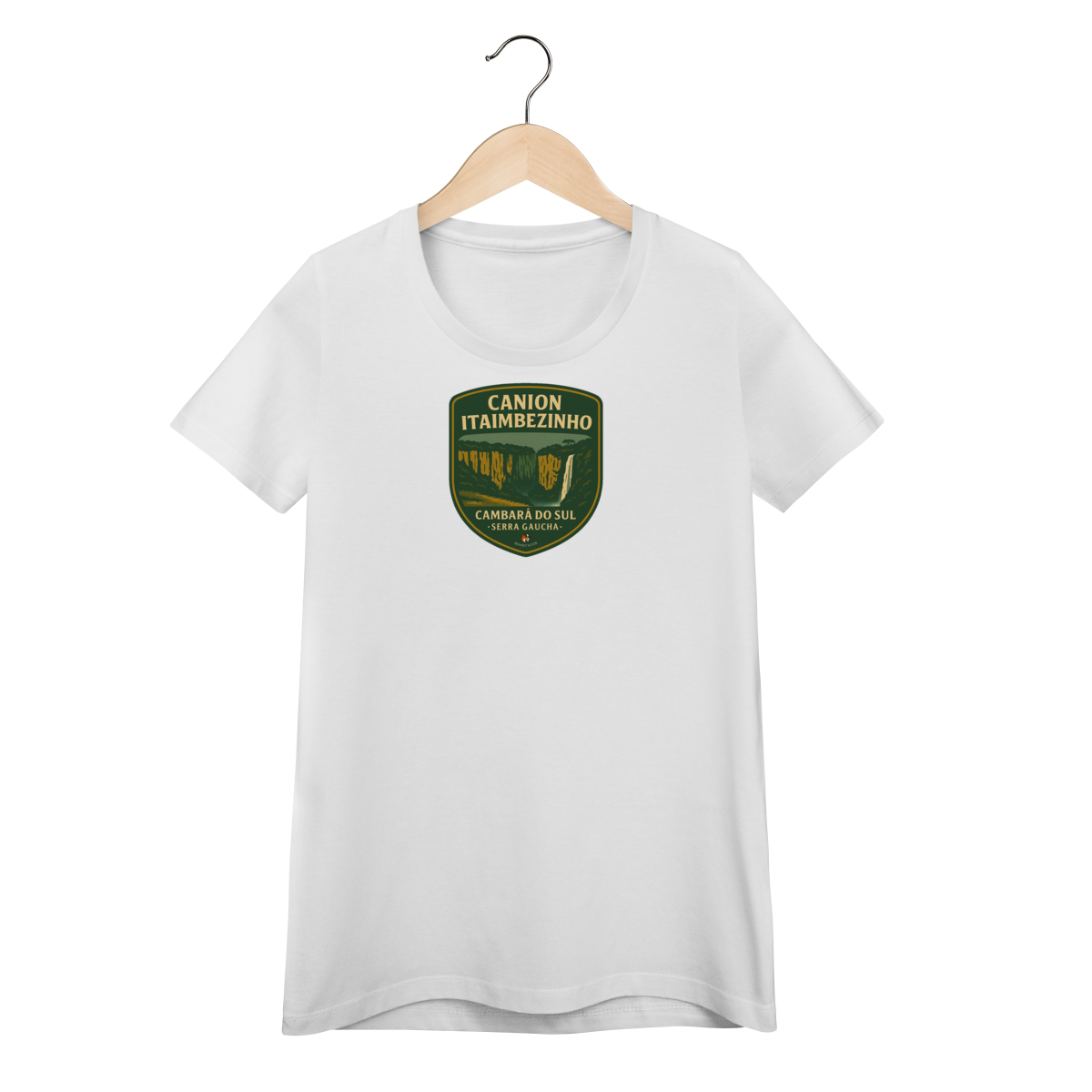 Camiseta Feminina Cânion Itaimbezinho Aventureira | Serra Gaúcha Vintage