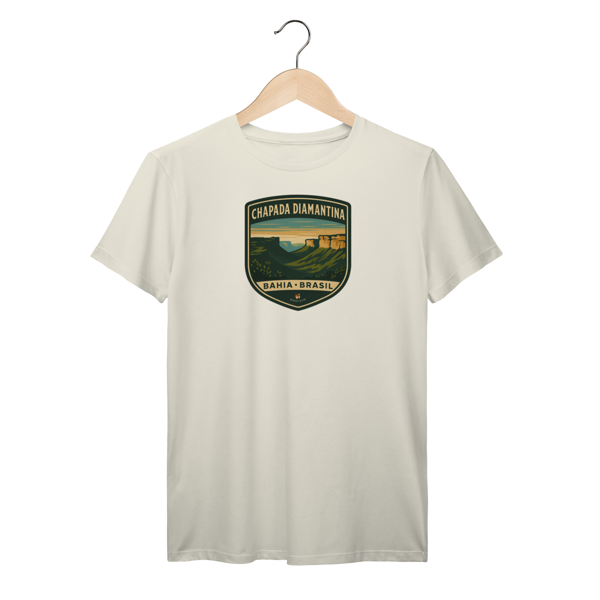 Camiseta Masculina Chapada Diamantina Prime | Trekking Brasil Vintage