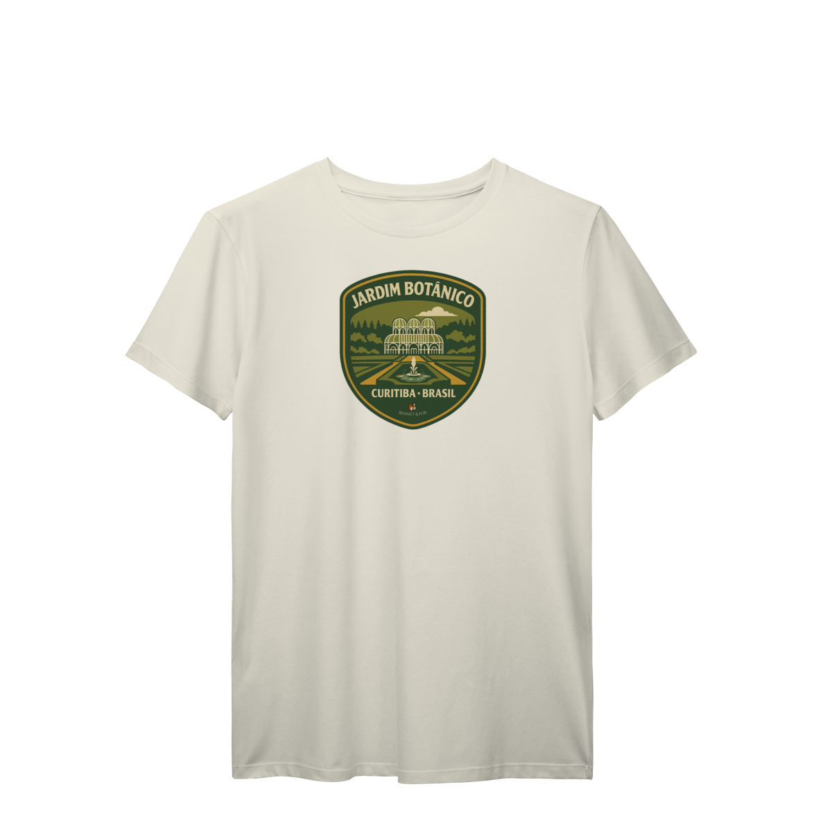 Camiseta Masculina Jardim Botânico Curitiba | Linha Prime Vintage