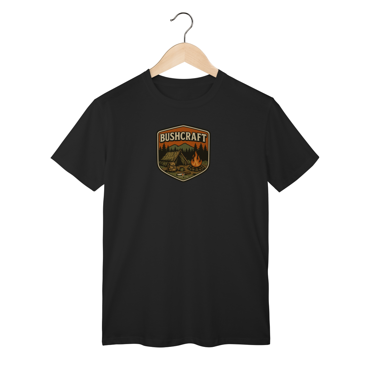 Camiseta Unissex Bushcraft Brasil | Ferramentas Vintage