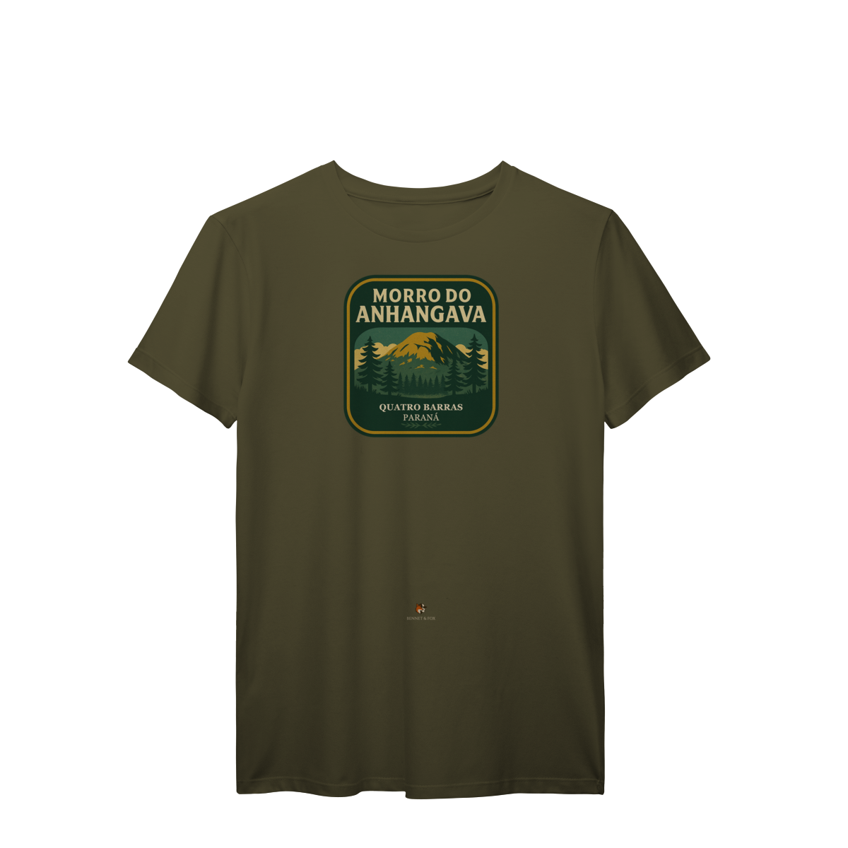Camiseta Masculina Morro do Anhangava Prime | Escalada Vintage