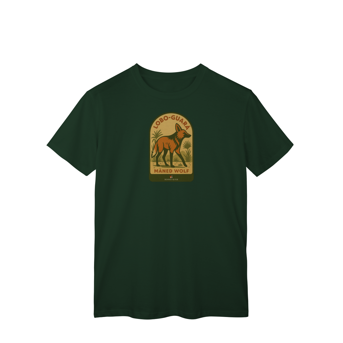 Camiseta Unissex Lobo Guará | Fauna Brasileira