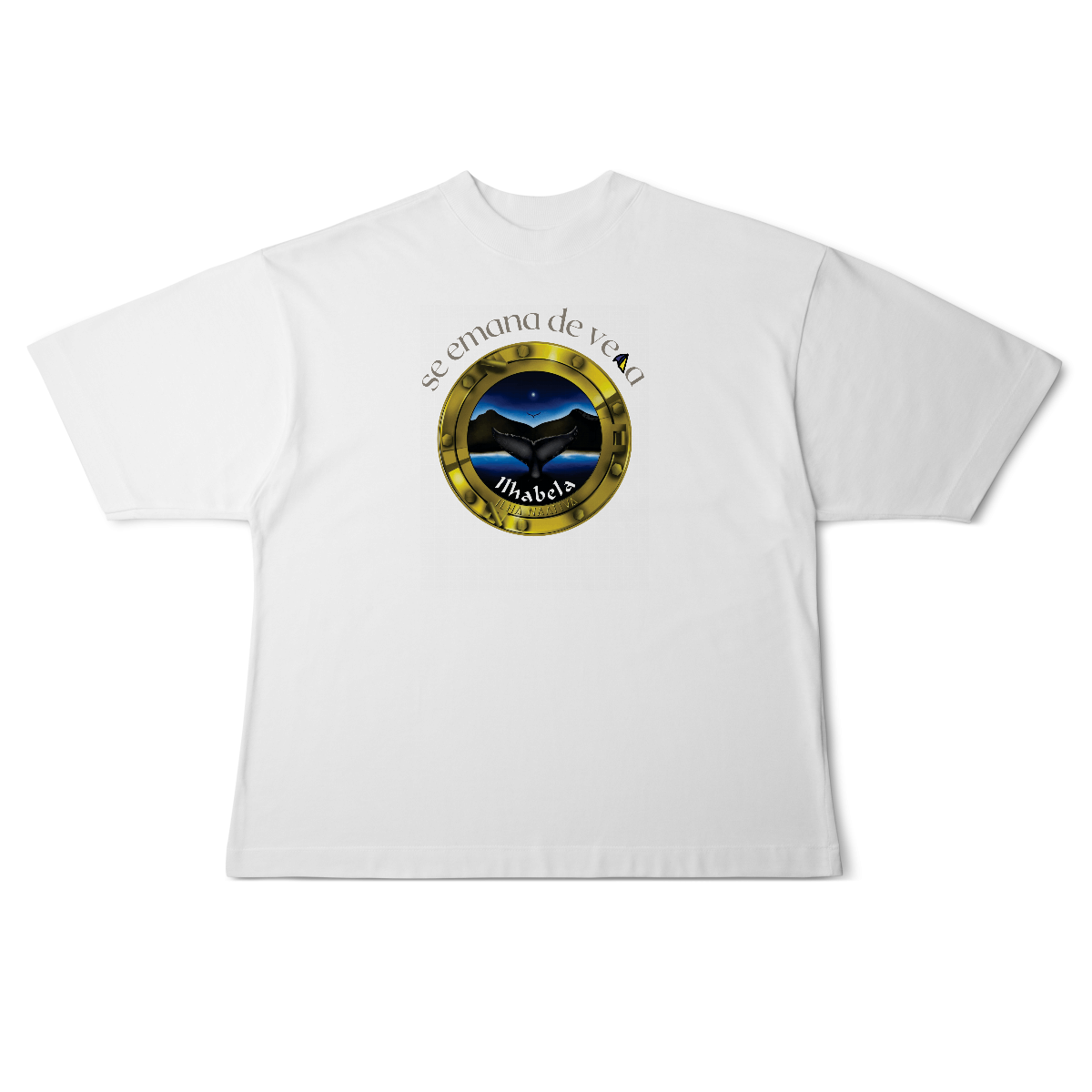 Camiseta Oversized Ilhabela(se emana de vela)