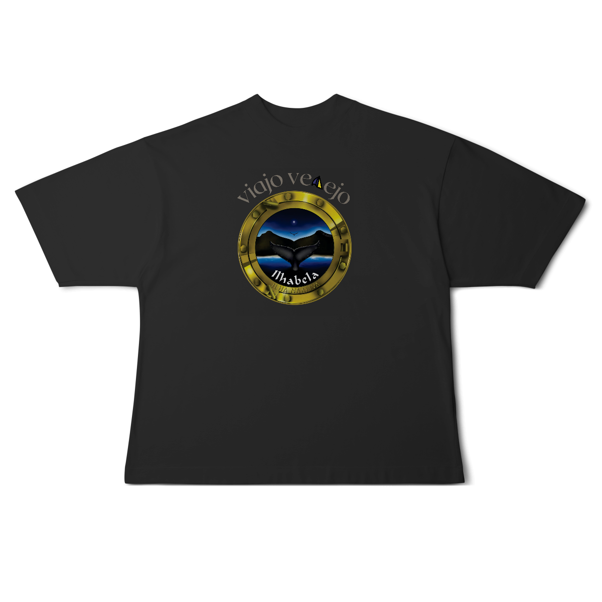 Camiseta Oversized Ilhabela (viajo velejo)