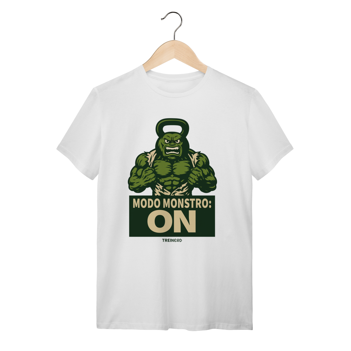 T SHIRT MONSTER GREEN