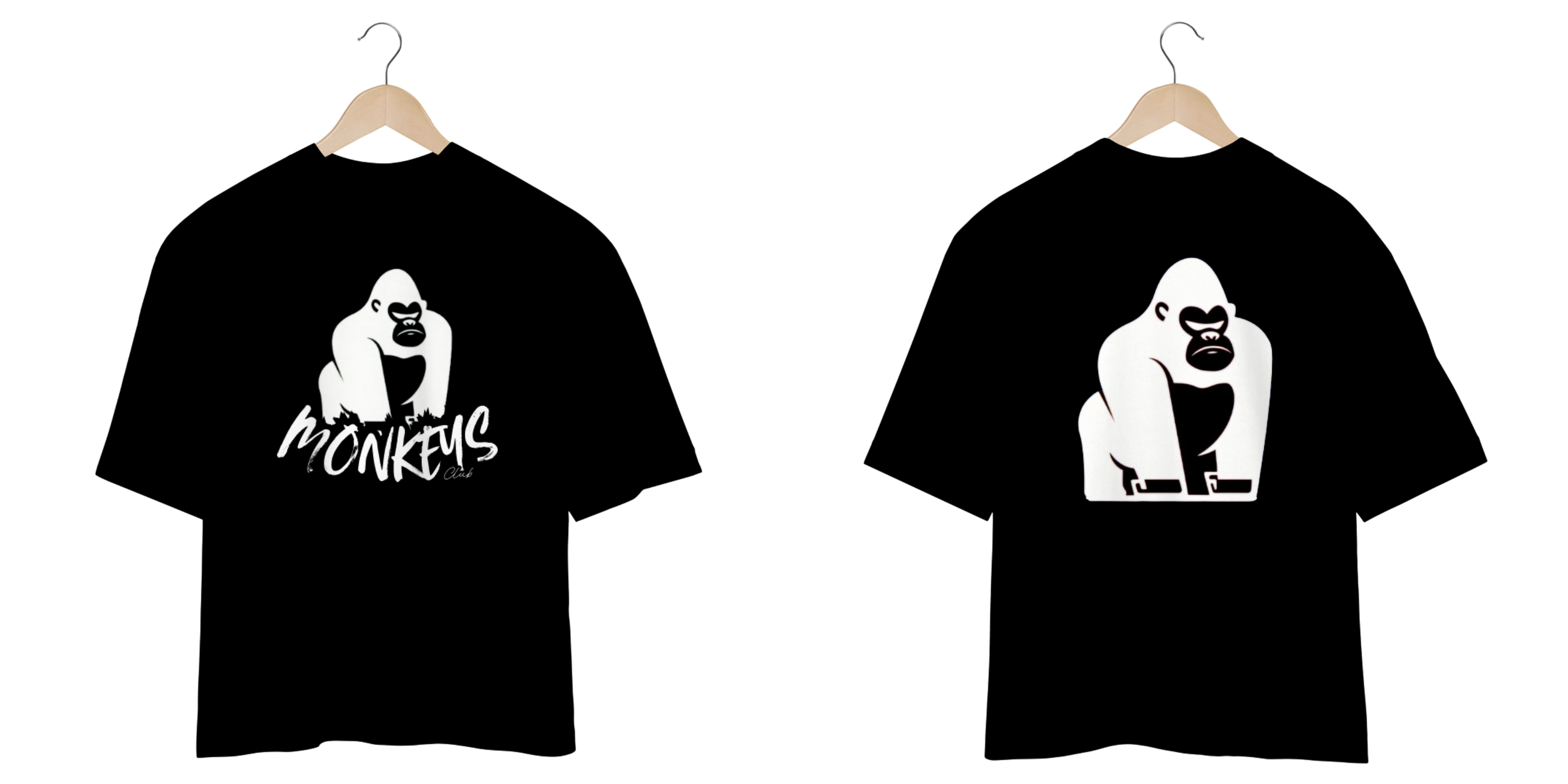 Nome do produto: Camiseta oversize MONKEYS