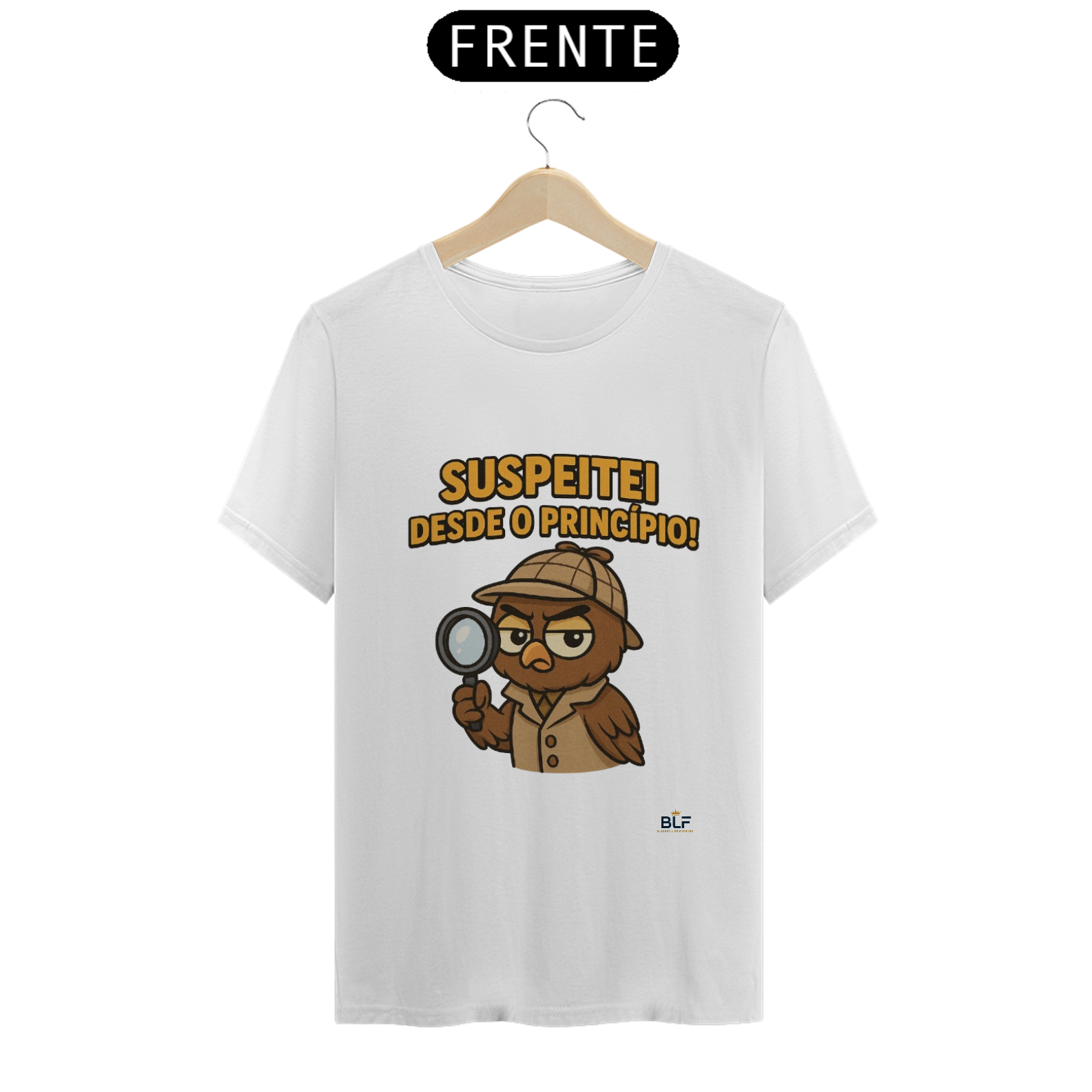 Nome do produto: T-Shirt Coruja Suspeita