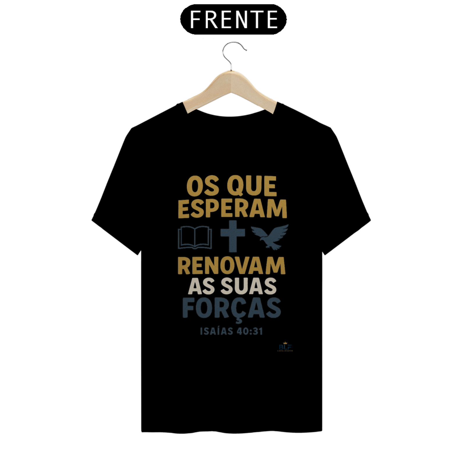 Nome do produto: Camiseta Fé