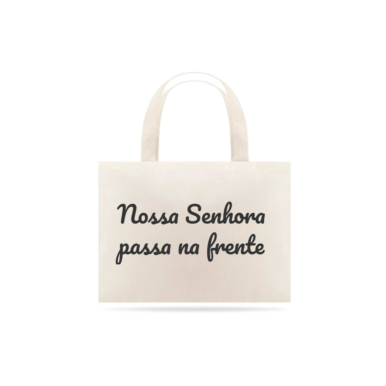 Nome do produto: Ecobag catolica - Maria passa na frente