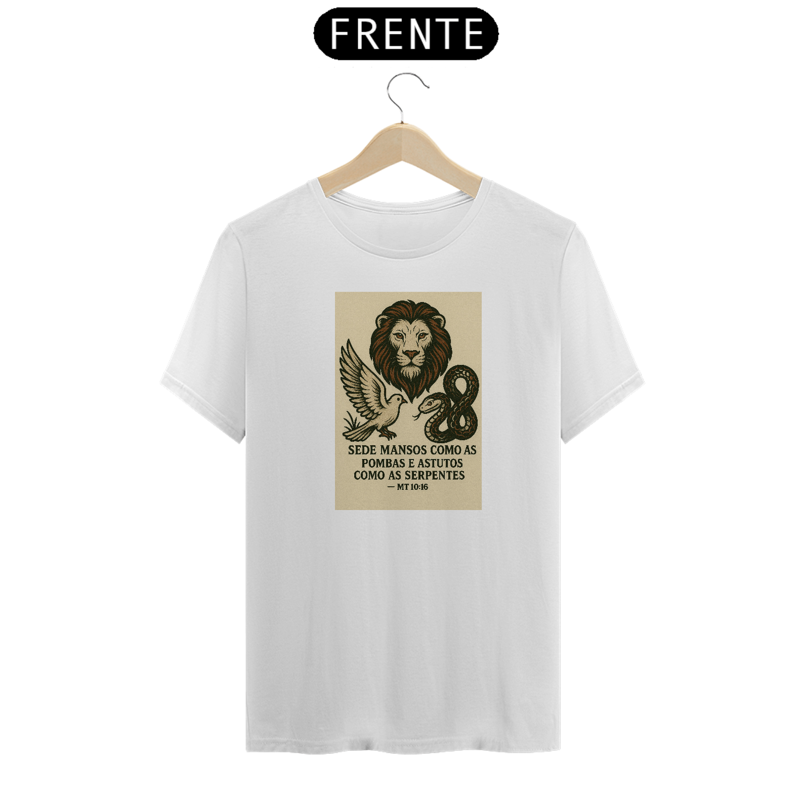 Camiseta Mansidão e Astúcia | Mt 10:16