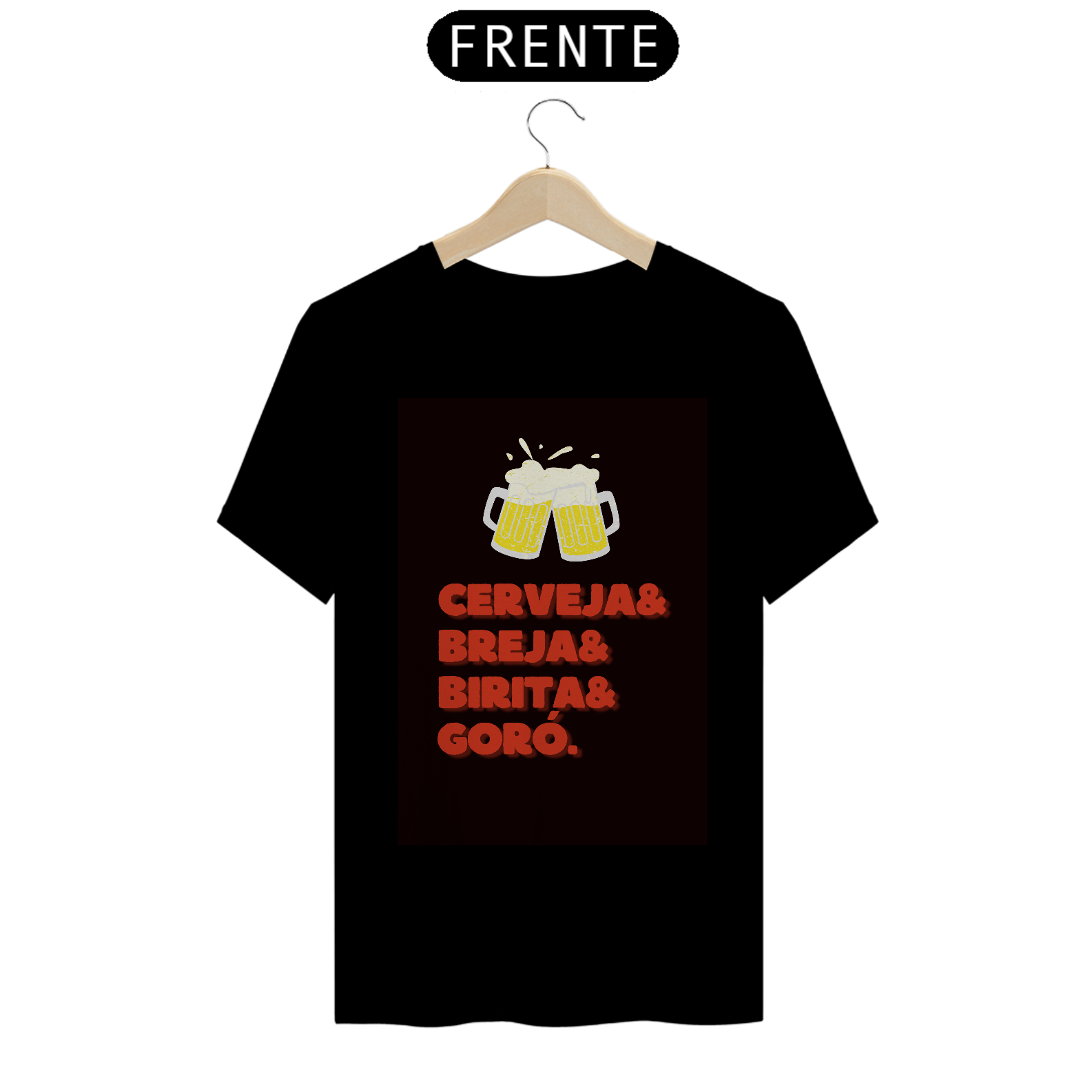 Nome do produto: Camiseta T-shirt -  Cerveja&Breja&Biritas&Goró / Beer
