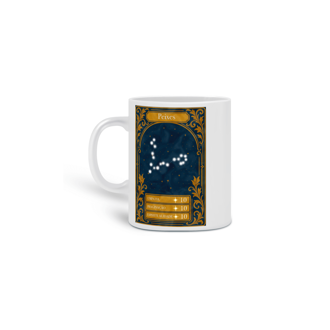 Caneca signo Peixes