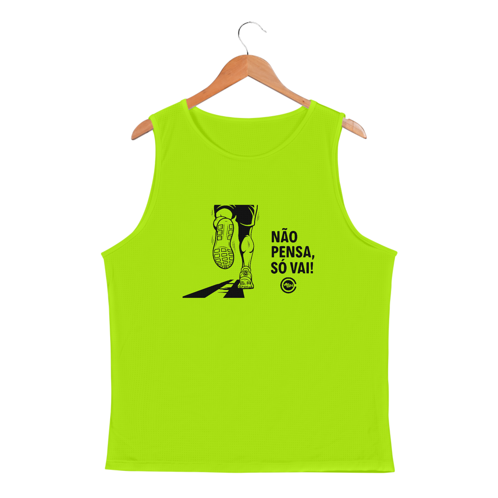 Regata Masc Sport Dry UV NÃO PENSA, SÓ VAI - Villa Café