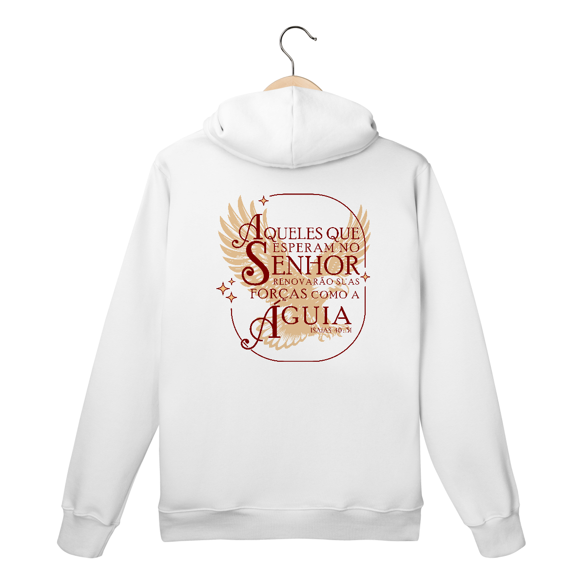 Moletom Canguru Isaias 40:31