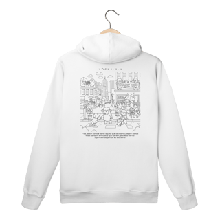 Moletom Canguru Sede Santos