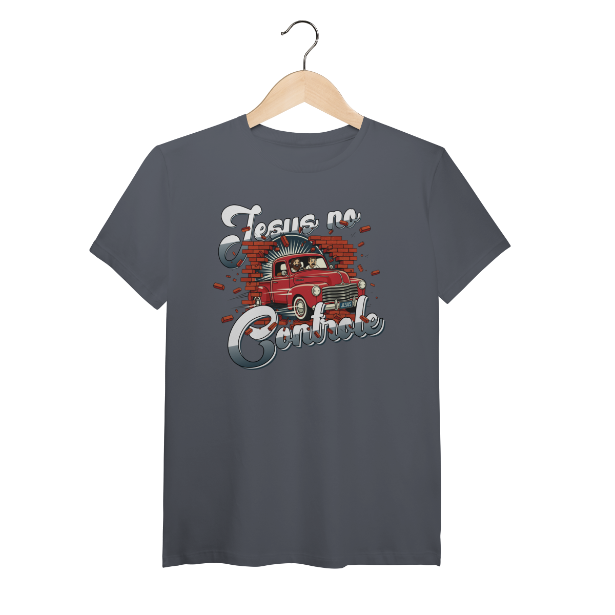 Camiseta Pima - Jesus no Controle