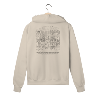 Moletom com zíper Sede Santos