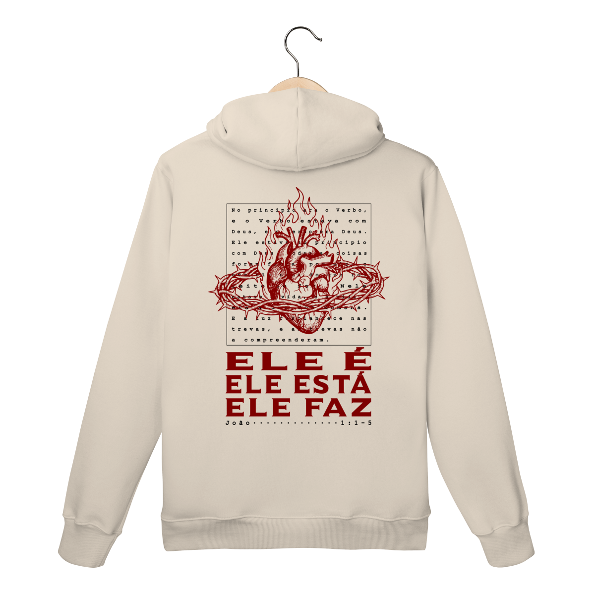 Nome do produto: Moletom Canguru - ELE É