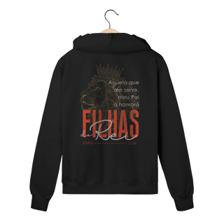 Moletom com Zíper Filhas do Rei