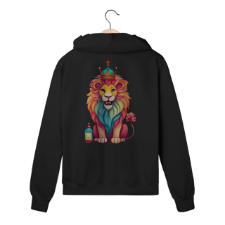 Moletom com zíper King Lion