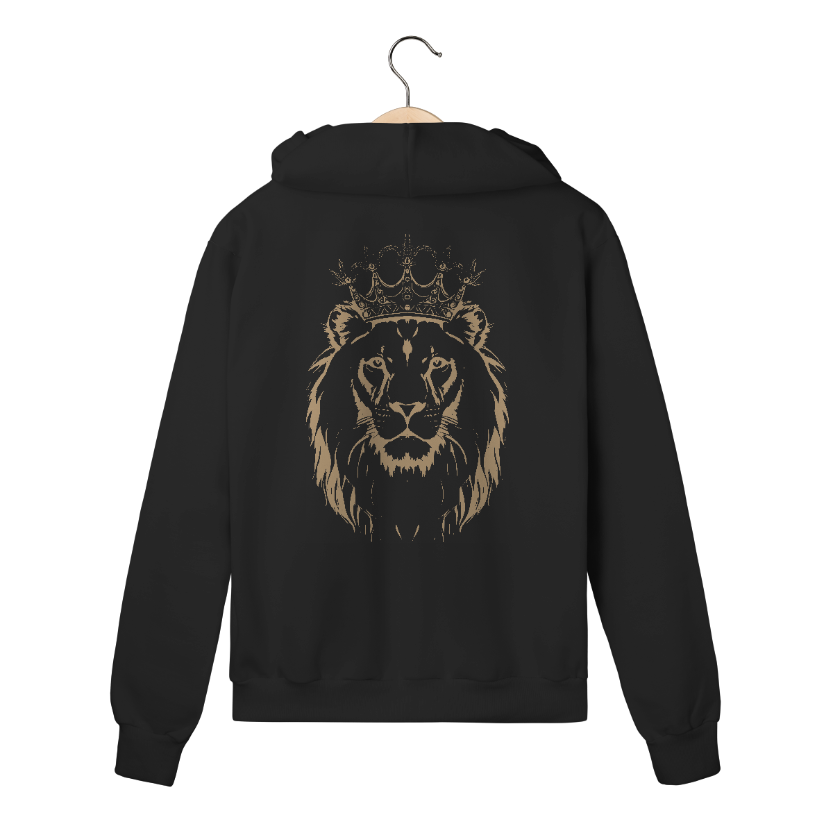 Nome do produto: Moletom com zíper Leão de Judá