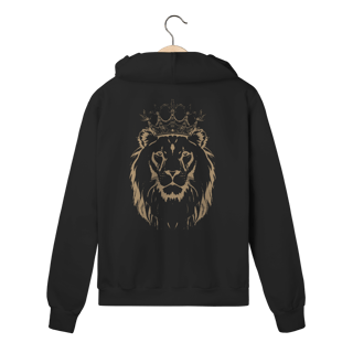 Moletom com zíper Leão de Judá
