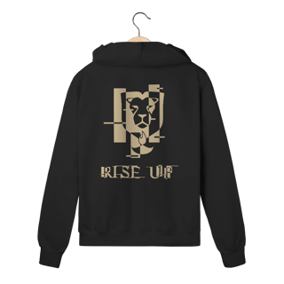 Moletom com zíper Glitch