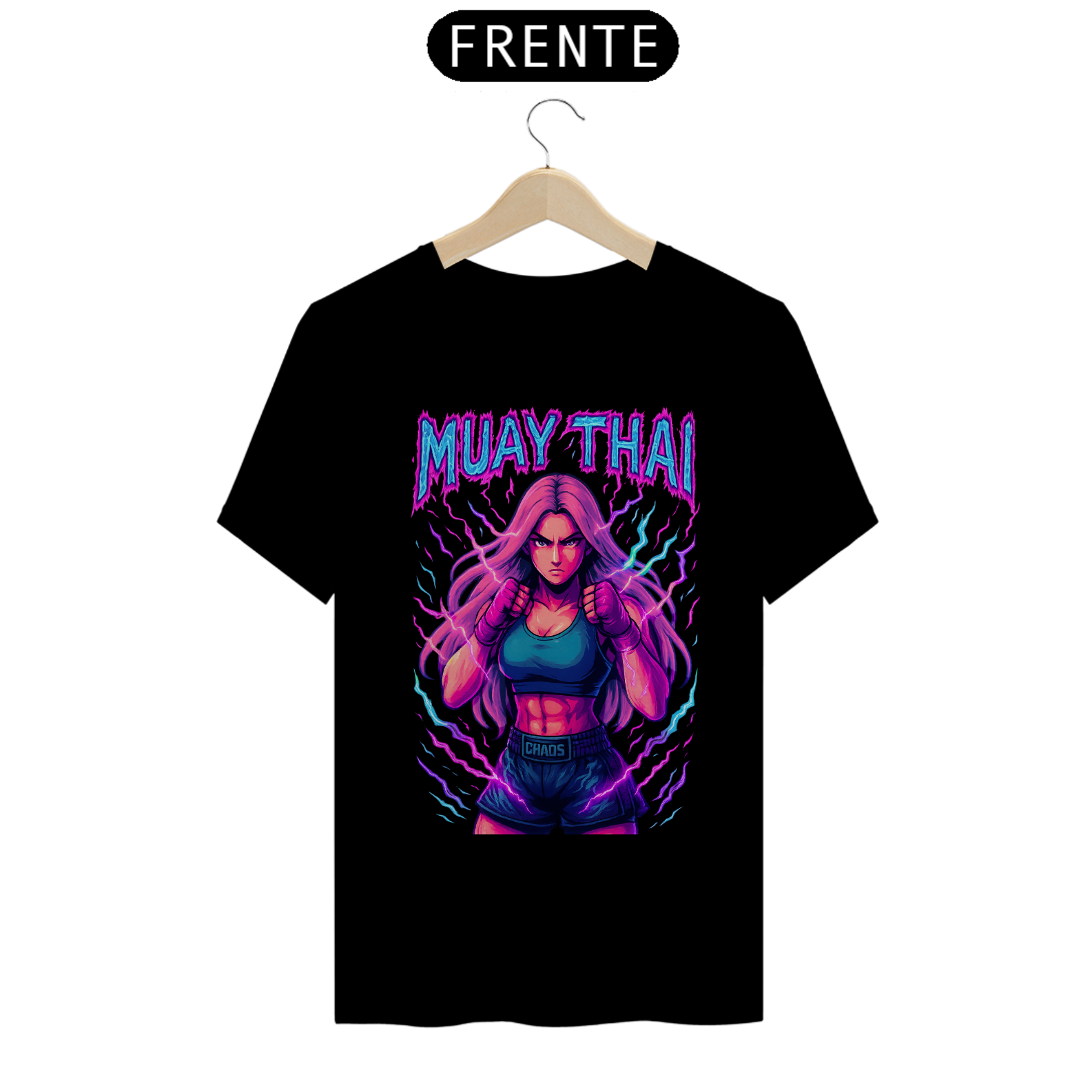 Nome do produto: Camiseta Gisa Muay Thai (personalizada)
