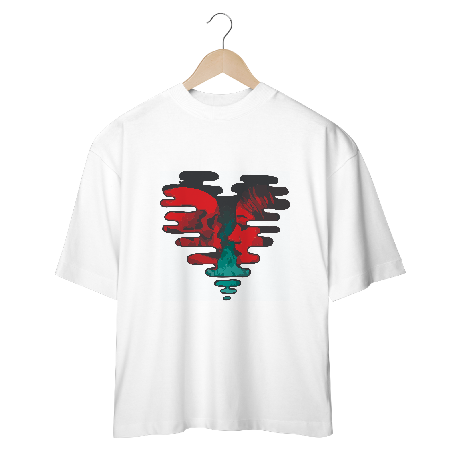 Camiseta Oversized Love die
