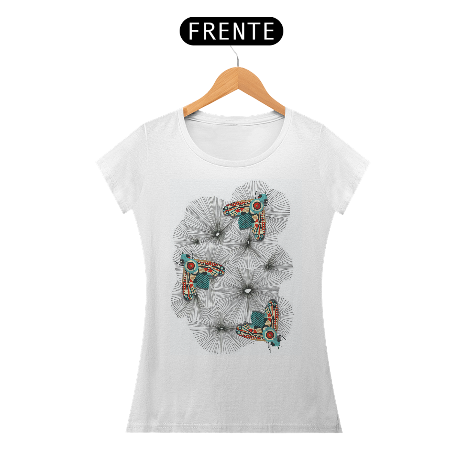 Blusinha Inseto mosaico