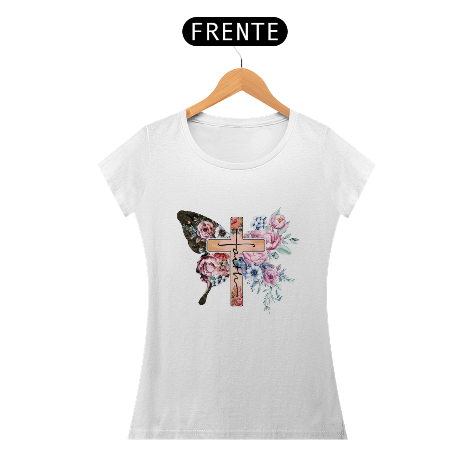 BLUSINHA  FÉ BORBOLETA