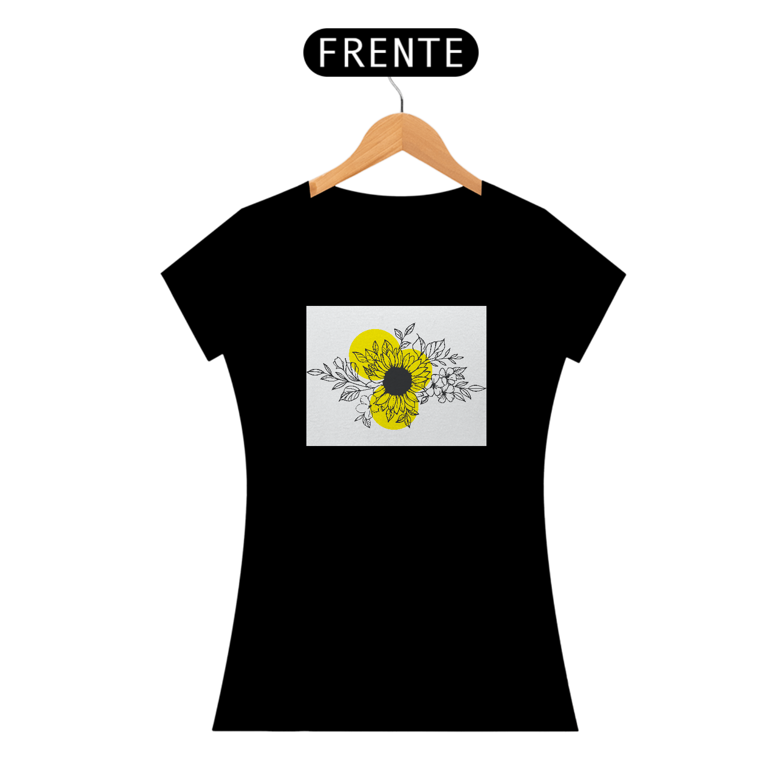 blusinha  Girassol, flowers