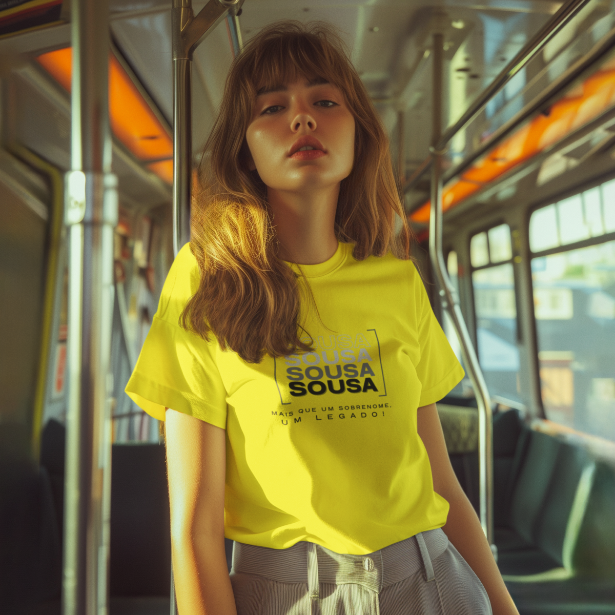Camiseta Unissex Infanto-Juvenil “Sousa, Mais que um Sobrenome, um Legado!” – Vista o Legado (Malha Quality)