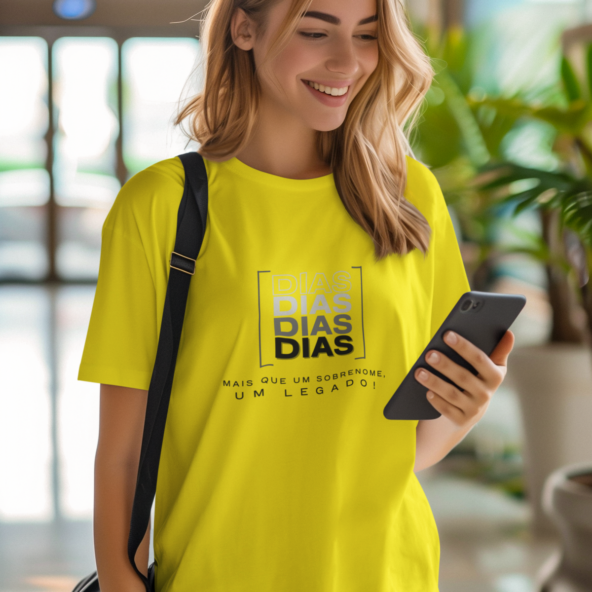 Camiseta Unissex “Dias, Mais que um Sobrenome, um Legado!” – Vista o Legado (Malha Quality)