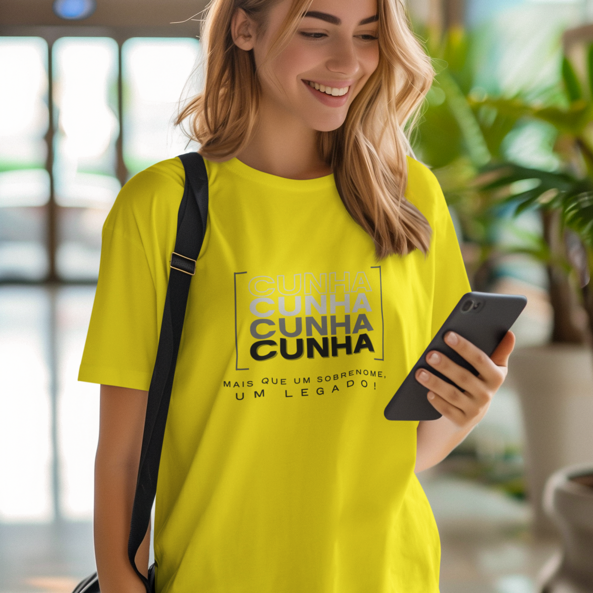 Camiseta Unissex “Cunha, Mais que um Sobrenome, um Legado!” – Vista o Legado (Malha Quality)