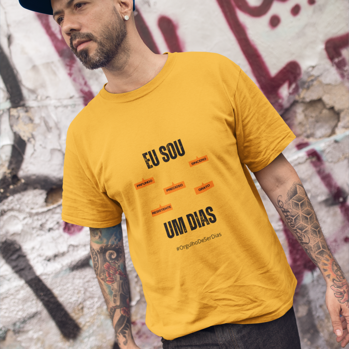 Camiseta Masculina Eu Sou Um Dias – Nome Que Representa (Malha Quality)