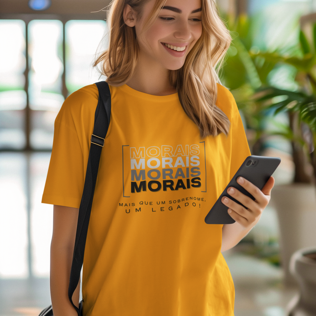 Camiseta Unissex “Morais, Mais que um Sobrenome, um Legado!” – Vista o Legado (Malha Quality)