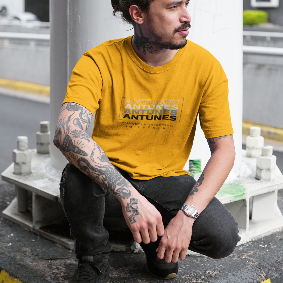 Camiseta Unissex “Antunes, Mais que um Sobrenome, um Legado!” – Vista o Legado (Malha Quality)