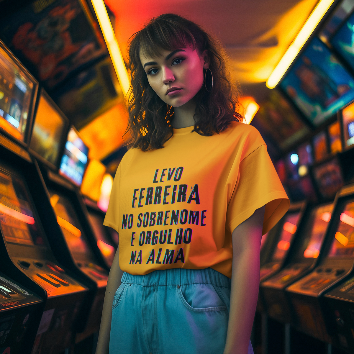 Camiseta Unissex Ferreira no Nome, Orgulho na Alma (Malha Quality)