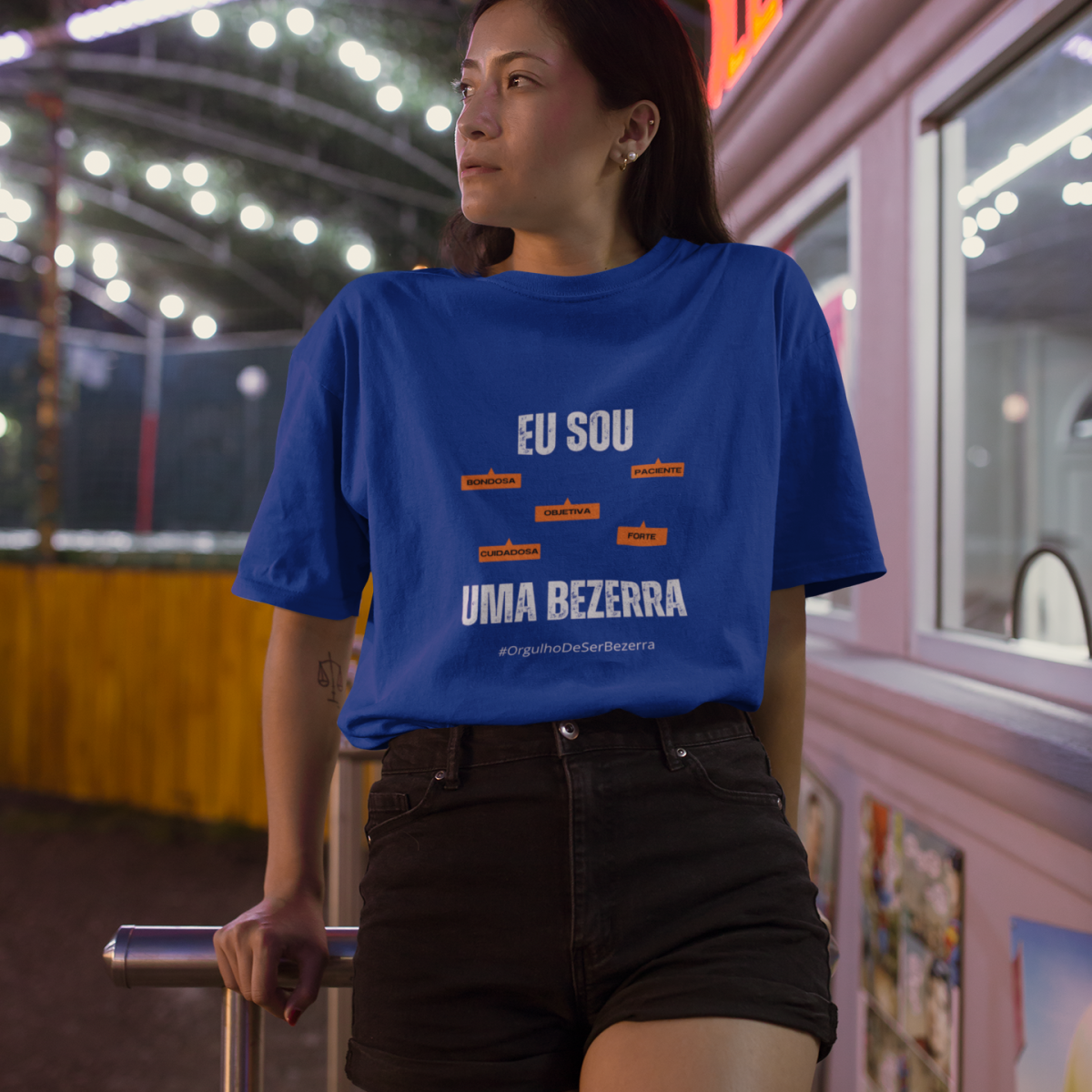 Camiseta Feminina Eu Sou Uma Bezerra – Nome Que Representa (Malha Quality)