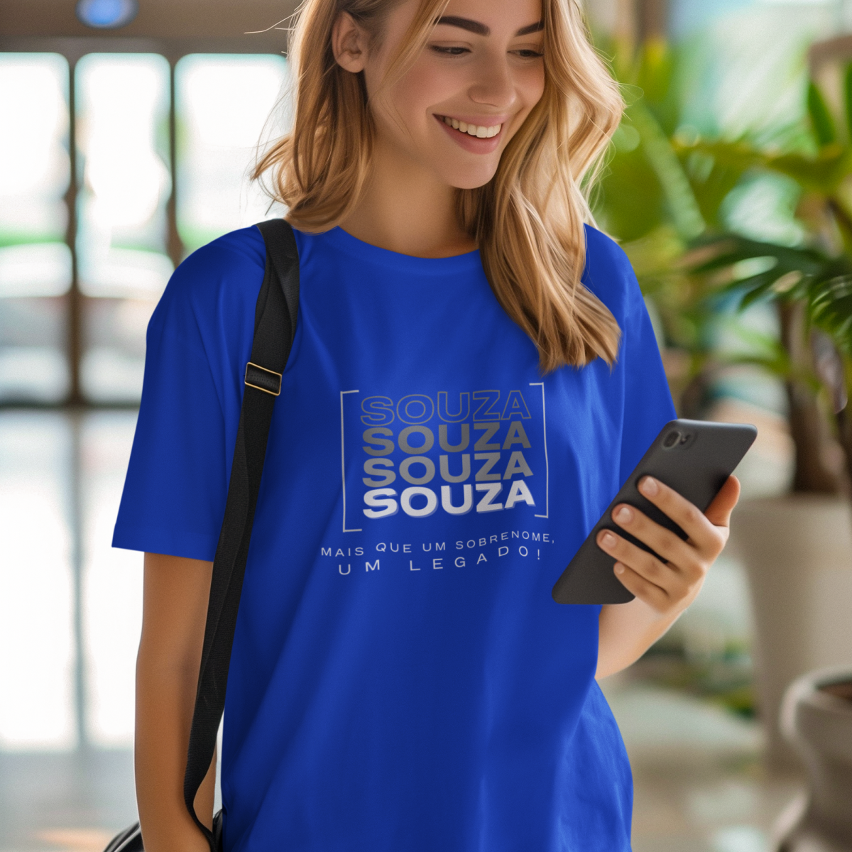 Camiseta Unissex “Souza, Mais que um Sobrenome, um Legado!” – Vista o Legado (Malha Quality)