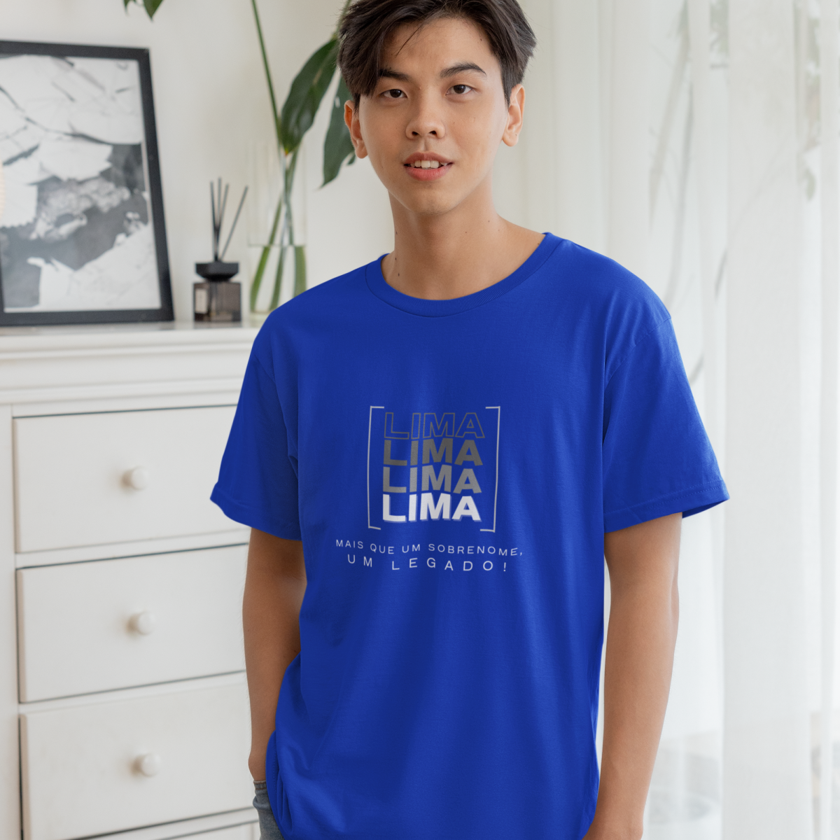 Camiseta Unissex Infanto-Juvenil “Lima, Mais que um Sobrenome, um Legado!” – Vista o Legado (Malha Quality)