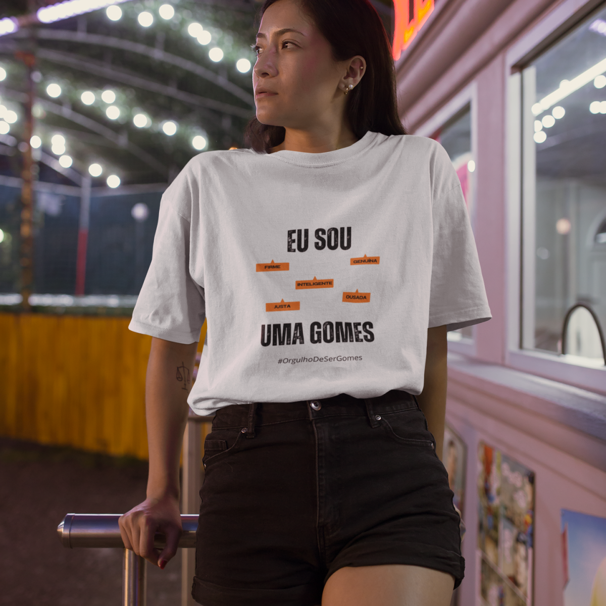 Camiseta Feminina Eu Sou Uma Gomes – Nome Que Representa (Malha Quality)