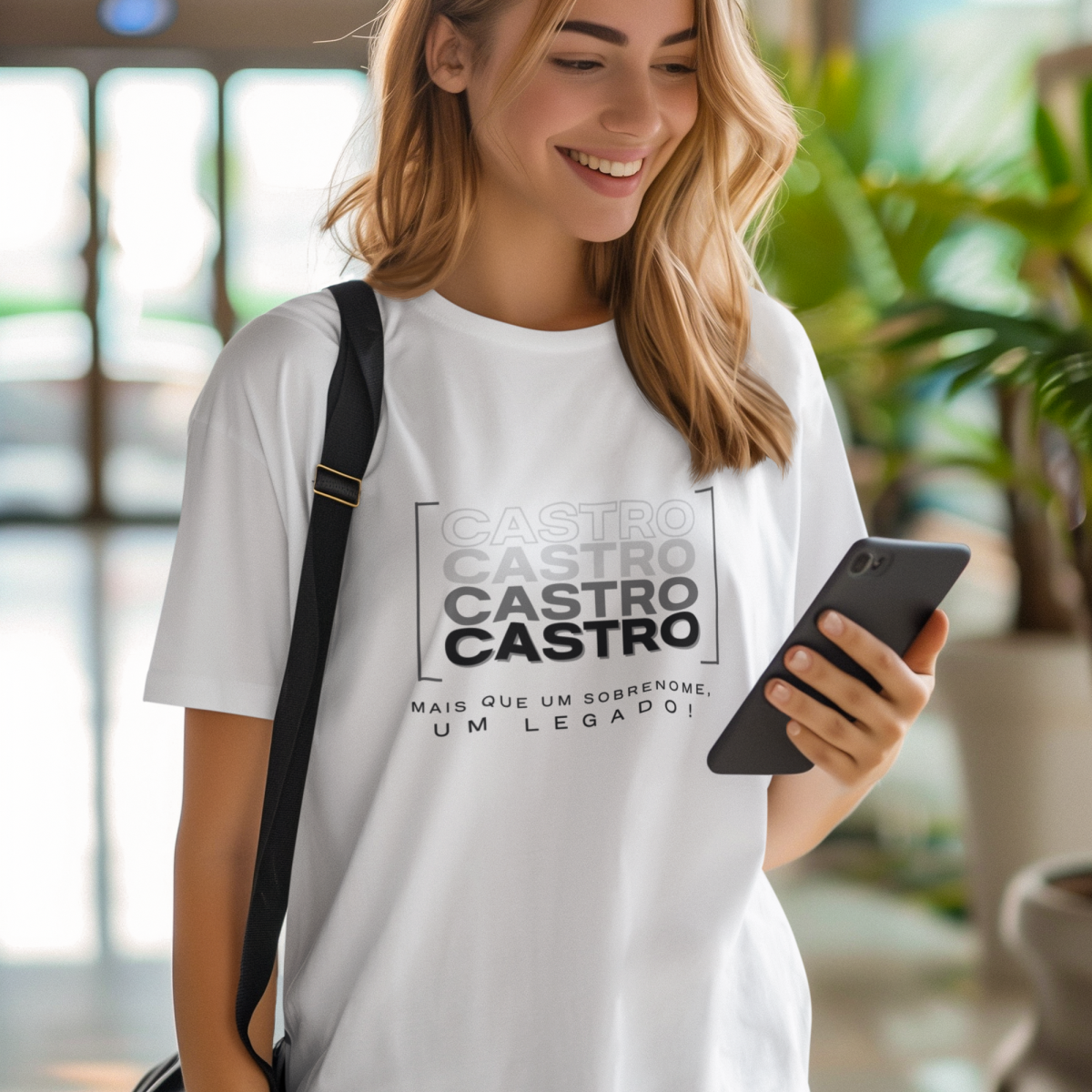 Camiseta Unissex “Castro, Mais que um Sobrenome, um Legado!” – Vista o Legado (Malha Quality)