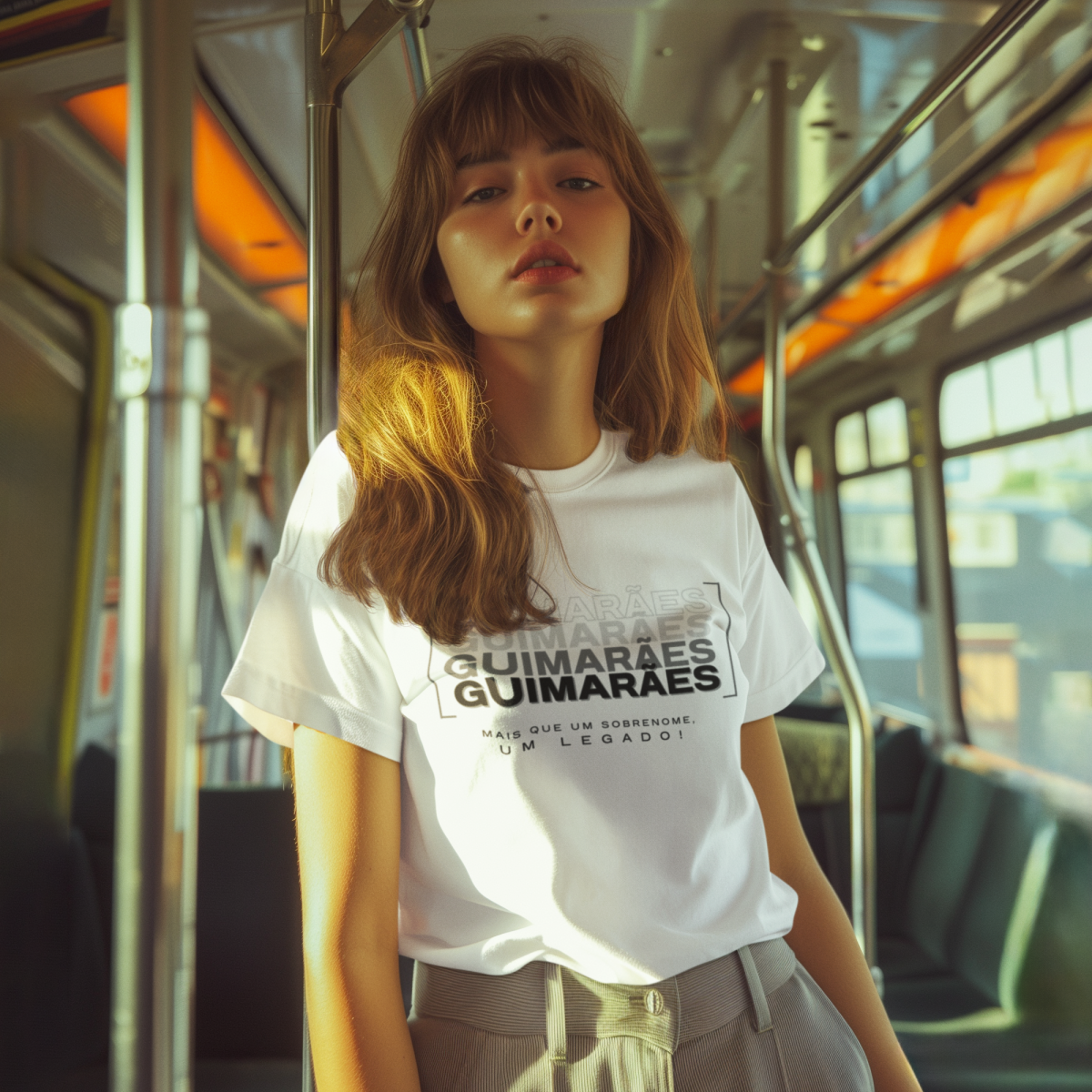 Camiseta Unissex Infanto-Juvenil “Guimarães, Mais que um Sobrenome, um Legado!” – Vista o Legado (Malha Quality)